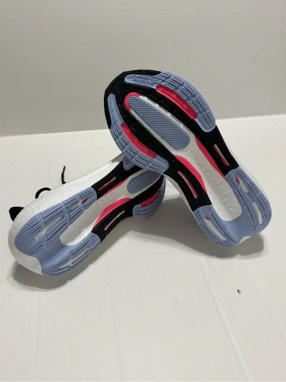 adidas Women's 8 Ultraboost Light Running Shoes Lucid BlackPink Blue Dawn IE1764